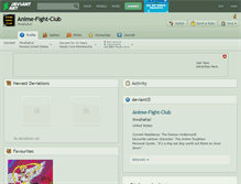 Tablet Screenshot of anime-fight-club.deviantart.com
