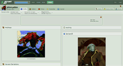 Desktop Screenshot of johnnyalien.deviantart.com