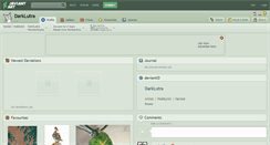 Desktop Screenshot of darklutra.deviantart.com