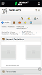 Mobile Screenshot of darklutra.deviantart.com