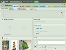 Tablet Screenshot of darklutra.deviantart.com