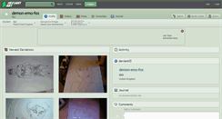 Desktop Screenshot of demon-emo-fox.deviantart.com