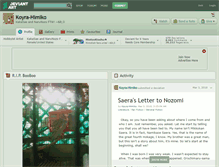 Tablet Screenshot of koyra-himiko.deviantart.com