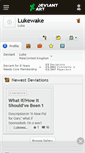 Mobile Screenshot of lukewake.deviantart.com