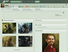 Tablet Screenshot of cee4.deviantart.com