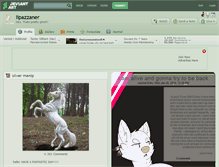 Tablet Screenshot of lipazzaner.deviantart.com