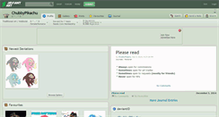 Desktop Screenshot of chubbypikachu.deviantart.com
