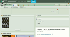 Desktop Screenshot of angel-in-coma.deviantart.com