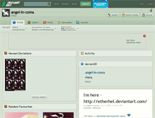 Tablet Screenshot of angel-in-coma.deviantart.com