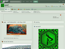 Tablet Screenshot of peak7.deviantart.com