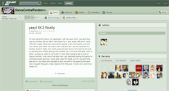 Desktop Screenshot of dancecentralfandom.deviantart.com