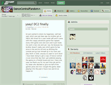 Tablet Screenshot of dancecentralfandom.deviantart.com