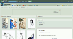 Desktop Screenshot of katykoshko.deviantart.com