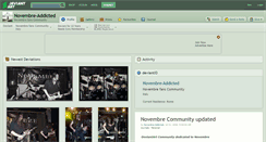 Desktop Screenshot of novembre-addicted.deviantart.com