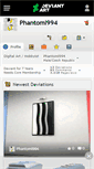 Mobile Screenshot of phantoml994.deviantart.com