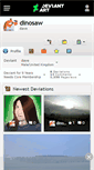 Mobile Screenshot of dinosaw.deviantart.com