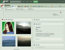 Tablet Screenshot of dinosaw.deviantart.com