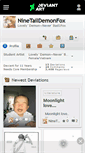 Mobile Screenshot of ninetaildemonfox.deviantart.com