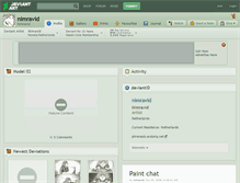 Tablet Screenshot of nimravid.deviantart.com
