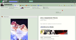 Desktop Screenshot of i3ushidokuroi.deviantart.com