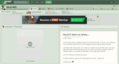 Desktop Screenshot of navel-hmo.deviantart.com