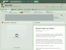 Tablet Screenshot of navel-hmo.deviantart.com