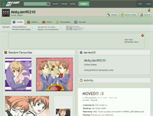Tablet Screenshot of mnkyjen90210.deviantart.com