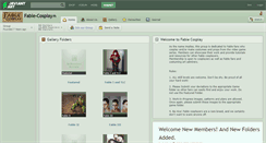 Desktop Screenshot of fable-cosplay.deviantart.com