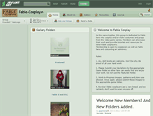 Tablet Screenshot of fable-cosplay.deviantart.com