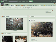 Tablet Screenshot of cmcbain.deviantart.com
