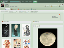 Tablet Screenshot of keifan.deviantart.com