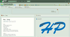 Desktop Screenshot of hood-production.deviantart.com