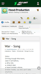 Mobile Screenshot of hood-production.deviantart.com