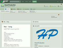 Tablet Screenshot of hood-production.deviantart.com