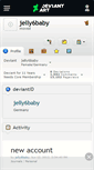Mobile Screenshot of jelly6baby.deviantart.com