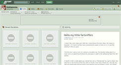 Desktop Screenshot of dekkaionna.deviantart.com