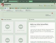Tablet Screenshot of dekkaionna.deviantart.com
