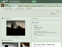 Tablet Screenshot of goyen.deviantart.com