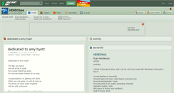 Desktop Screenshot of hendo666.deviantart.com