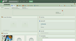 Desktop Screenshot of erohentai.deviantart.com