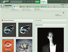 Tablet Screenshot of moombax.deviantart.com