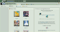 Desktop Screenshot of dragonpokemonclub.deviantart.com