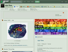 Tablet Screenshot of jojo-tires.deviantart.com
