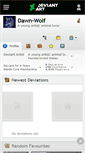 Mobile Screenshot of dawn-wolf.deviantart.com