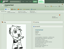 Tablet Screenshot of mrazmerized.deviantart.com
