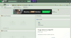 Desktop Screenshot of lzes.deviantart.com