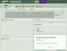 Tablet Screenshot of lzes.deviantart.com