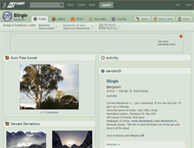Tablet Screenshot of blingie.deviantart.com