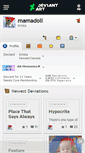 Mobile Screenshot of mamadoll.deviantart.com