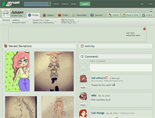 Tablet Screenshot of jusuuw.deviantart.com